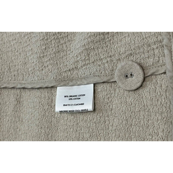 Eileen Fisher Gauzy Texture Blazer Jacket Pockets Minimalist Beige Size XS - Picture 11 of 13